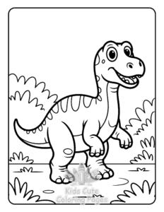 Free Cute Dinosaur World coloring pages to print at home
