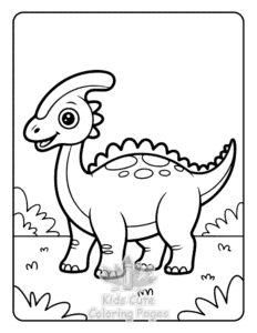 Free Cute Dinosaur World coloring pages to print at home