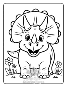Free Cute Dinosaur World coloring pages to print at home