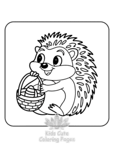 Cute Easter coloring page for boys, printable at home
