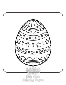 Cute Easter coloring page for girls, free to print