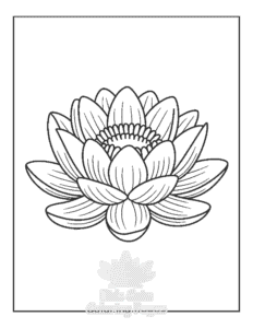 Free printable Cute Flowers coloring page for kids