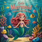 Free printable cute mermaid coloring pages for kids