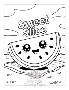Free Cute Summer coloring pages to print at home