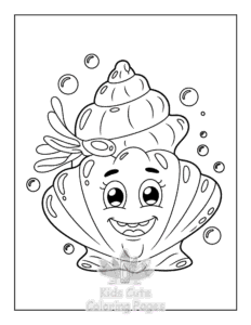 Easy Cute Summer coloring sheet for young children