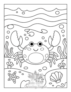 Cute Summer coloring page for classroom activities