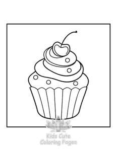 Free Dessert coloring pages to print at home