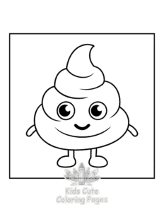 Dessert coloring page for boys, printable at home
