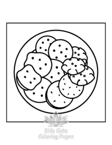 Free Dessert coloring pages to print at home