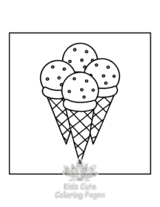 Free Dessert coloring pages to print at home