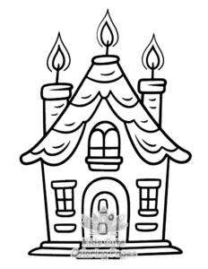 Diwali coloring page for boys, printable at home