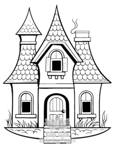 Easy Diwali coloring sheet for young children