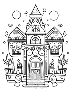 Simple Diwali coloring page for toddlers