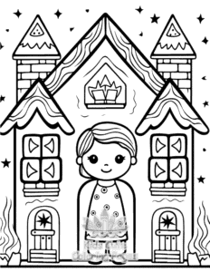 Free printable Diwali coloring page for kids