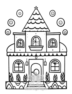 Diwali coloring page for girls, free to print