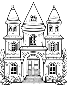 Simple Diwali coloring page for toddlers