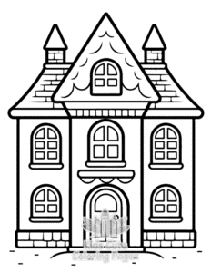 Easy Diwali coloring sheet for young children