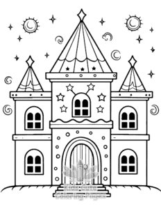 Diwali coloring page for girls, free to print