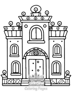 Easy Diwali coloring sheet for young children