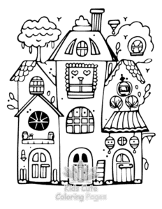 Simple Diwali coloring page for toddlers