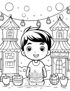 Free Diwali coloring pages to print at home