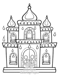 Free printable Diwali coloring page for kids
