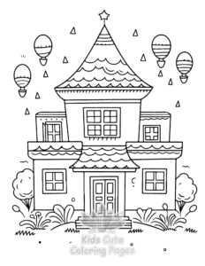 Printable Diwali coloring sheet for preschoolers