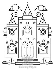 Simple Diwali coloring page for toddlers