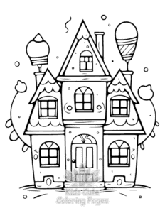 Easy Diwali coloring sheet for young children