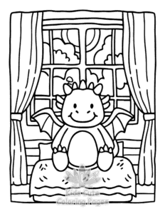 Free Dragon Moments coloring pages to print at home