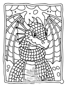 Dragon Moments coloring page for boys, printable at home