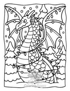 Dragon Moments coloring page for boys, printable at home