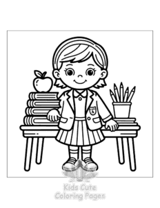 Printable Dresses coloring sheet for preschoolers