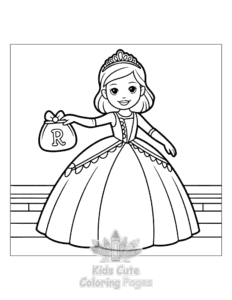 Simple Dresses coloring page for toddlers