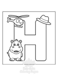 Easy Easy Alphabet coloring sheet for young children