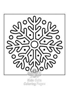 Free printable Easy Mandala coloring page for kids