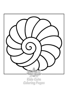 Easy Mandala coloring page for boys, printable at home