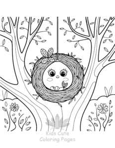 Free Fairy House coloring pages to print at home
