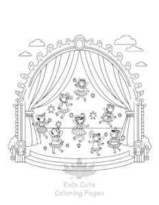 Free printable Fairy House coloring page for kids