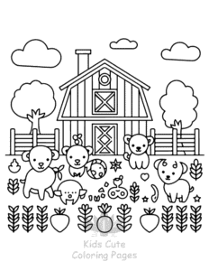 Free printable Fairy House coloring page for kids