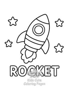 Printable First 100 Words coloring sheet for preschoolers
