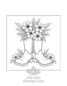 Free Flowers coloring pages to print at home