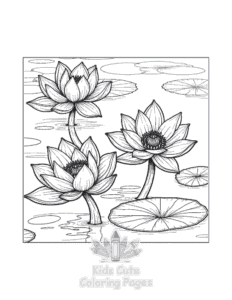 Free printable Flowers coloring page for kids