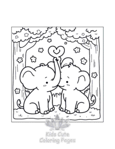 Fluffy Hygge Cozy Fall coloring page for classroom activities