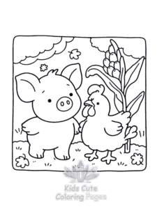 Fluffy Hygge Cozy Fall coloring page for boys, printable at home