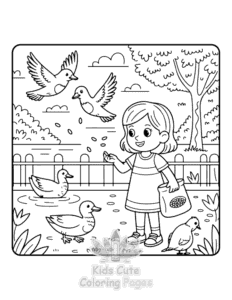 Girls Daily coloring page for girls, free to print