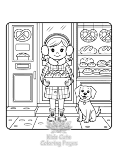 Girls Daily coloring page for boys, printable at home
