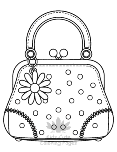 Free Girly Things coloring pages to print at home