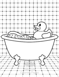 Free printable Girly Things coloring page for kids