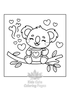 Free Hello Cupid coloring pages to print at home